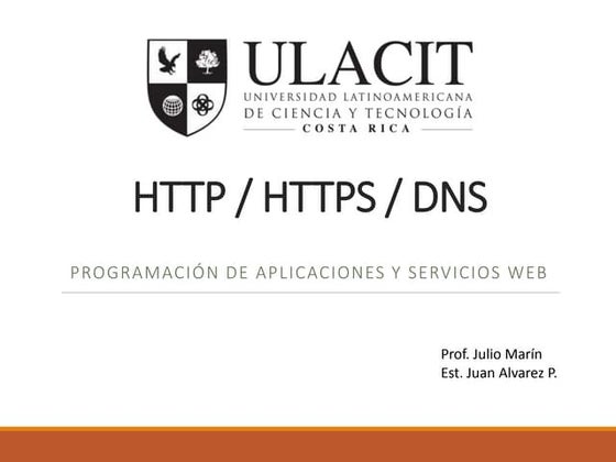 Presentacion HTTP/HTTPS/DNS