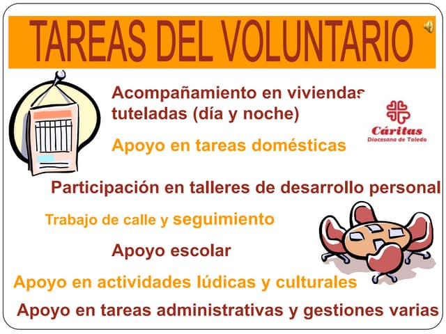 Presentacion VI jornadas Voluntariado Cáritas Toledo