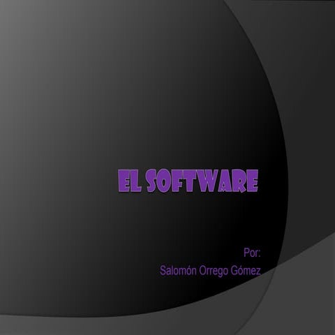 El software