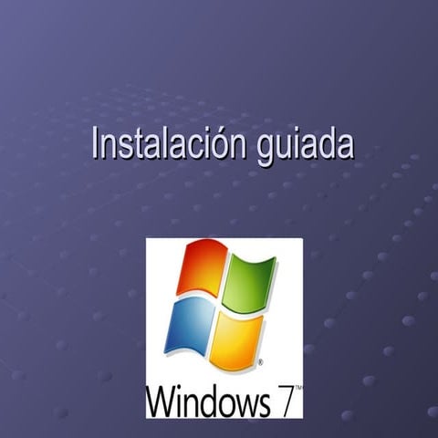 Presentacioninstalacionwindows