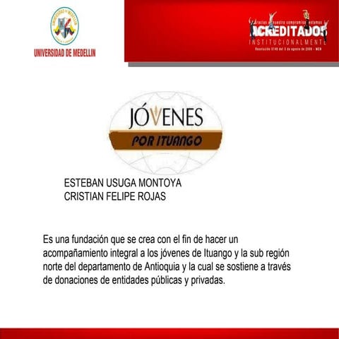 jovenes por ituango