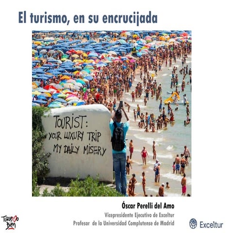 El turismo, en su encrucijada. Conferencia de Óscar Perelli, vicepresidente ejecutivo de Exceltur. Ciclo Cajamar-Ivie