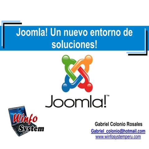 Presentacion del Curso de Joomla