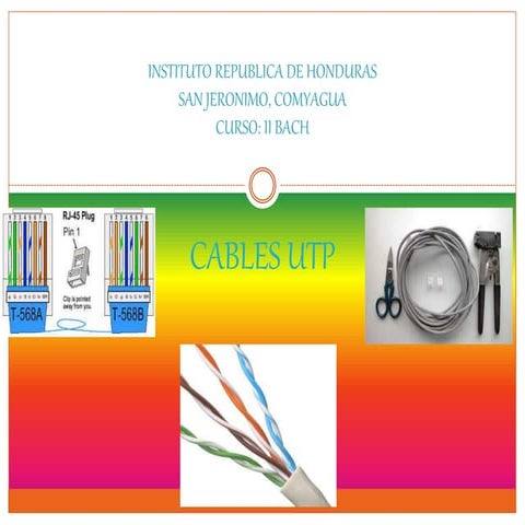 CABLES UTP | PPTX