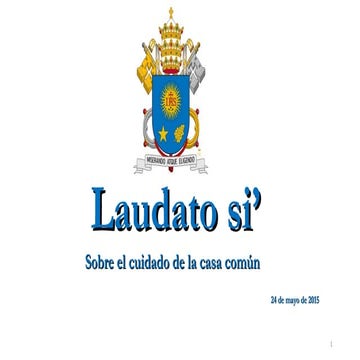 Presentación laudato si