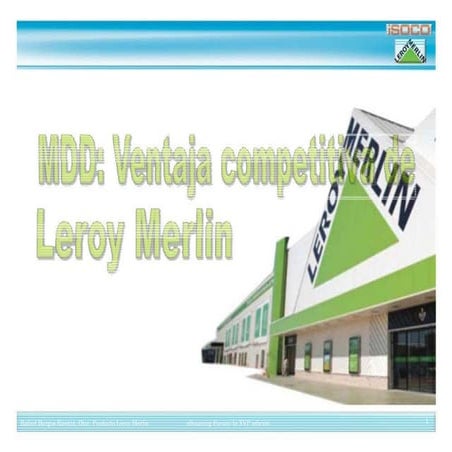 Ponencia Rafael  Burgos - Ventaja Competitiva Leroy Merlin