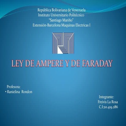ley de faraday y ley de ampere