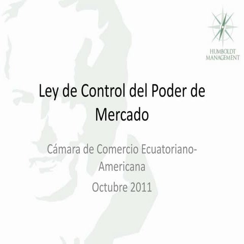 Presentacion Ley de Mercados