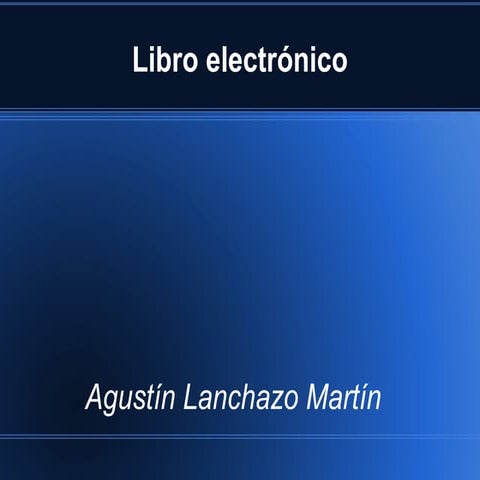 Presentacion libro electronico