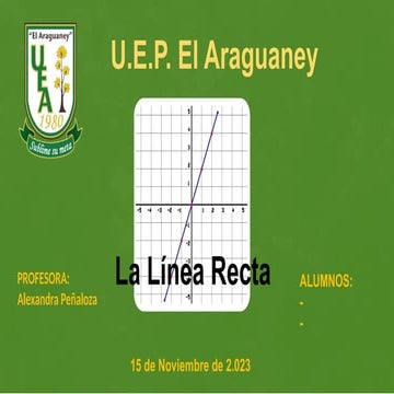 Presentacion de la Linea Recta matematica.pptx