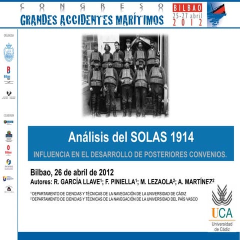 Análisis del SOLAS 1914