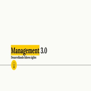 Presentación management 3.0