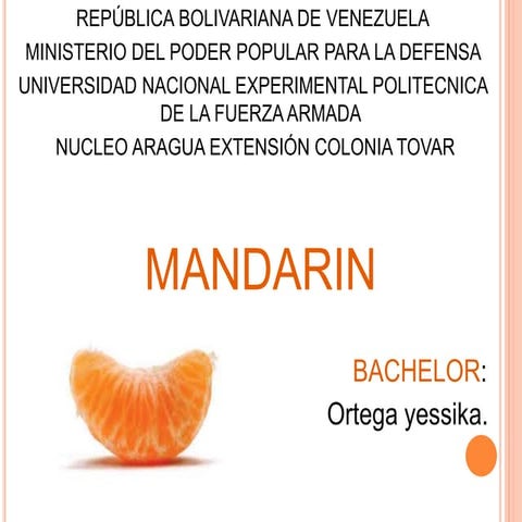 Presentacion mandarina.