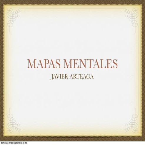 Presentación Mapas Mentales