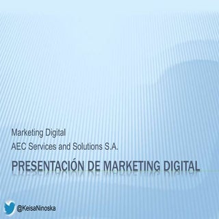 Presentación de Marketing Digital