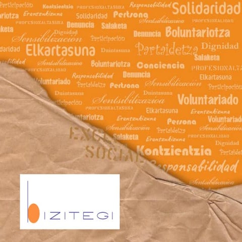 2013 Participación y Desarrollo Comunitario. Bizitegi