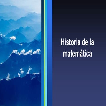 Historia de las matematicas | PPT