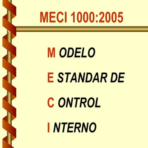 Etapas de Implementacion y evaluacion del MECI | PPTX