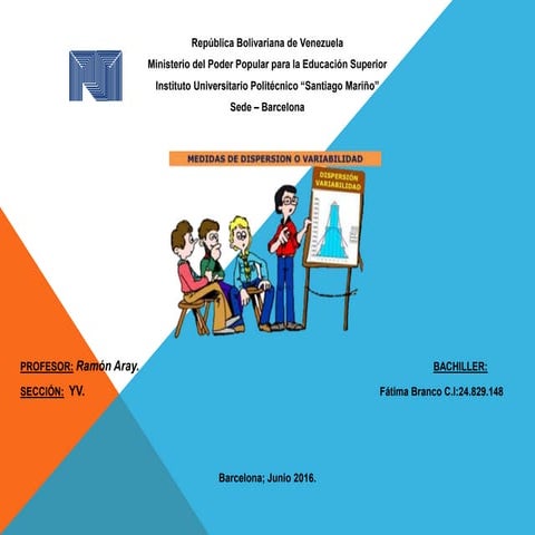 Presentacion medidas de dispersion