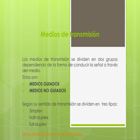 Presentacion medios de transmisión rocy gualtero