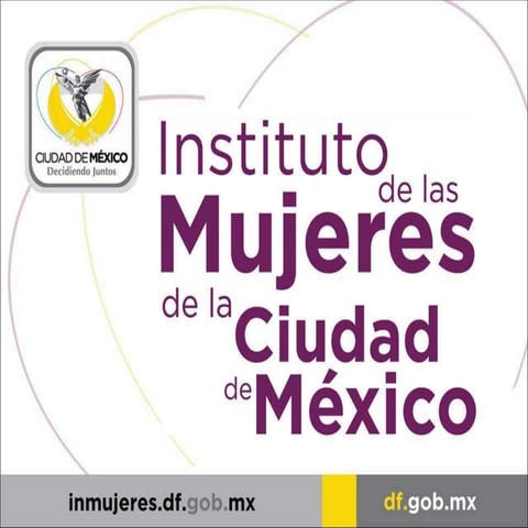 INMUJERES DF Y ATENCIÓN A PERSONAS CON VIH