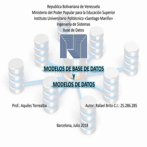 Presentación Modelo de Datos