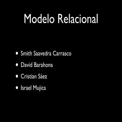 Presentacion modelo relacional2_final