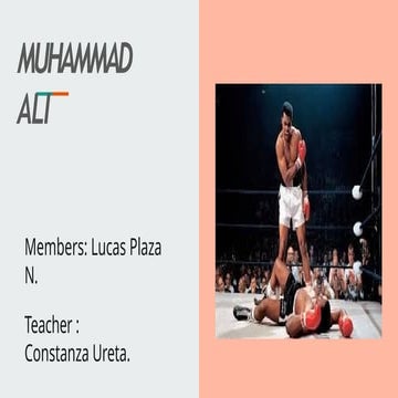 Muhammad ali presentation | PPTX