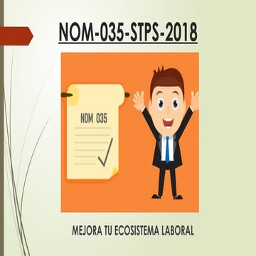 Nom 035 - STPS - 2018 | PPTX