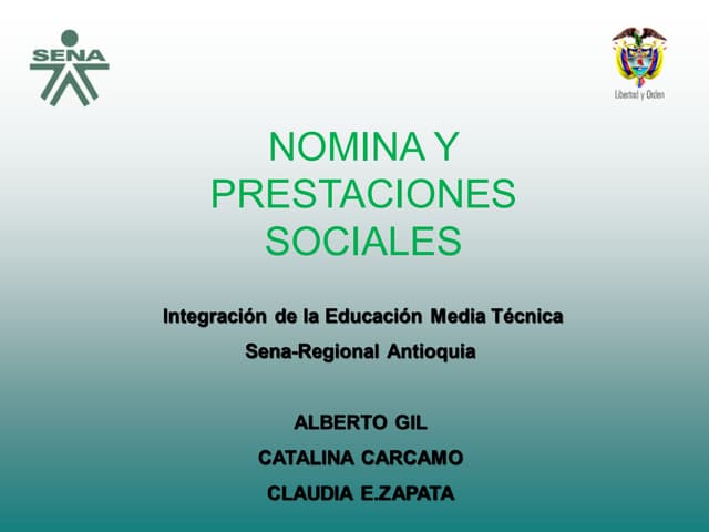 Presentacion nomina y pss