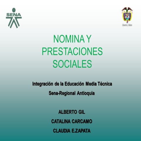 Presentacion nomina y pss