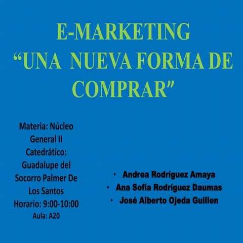 Presentacion nucleo e marketing