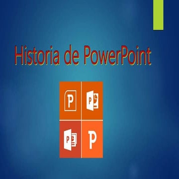 Historia de powerpoint | PPTX