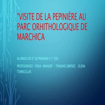 Visita al parque ornitológico en construcción de Nador (Marruecos)