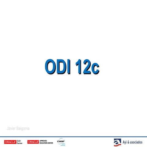 Oracle Data Integrator 12c