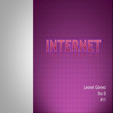 Trabajo sobre el Internet 