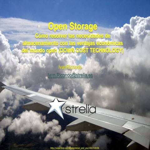 Formación en Almacenamiento, Open Storage Soluciones Low Cost.