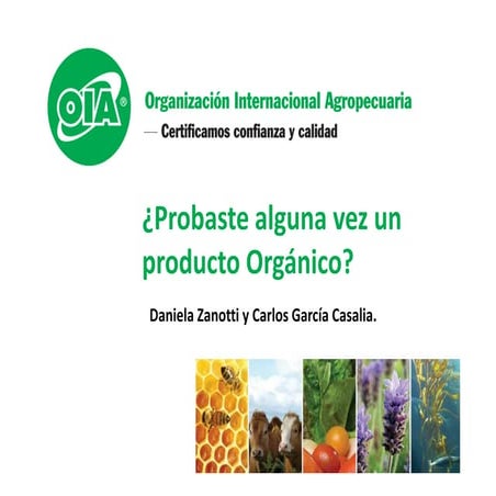 Productos Organicos - OIA