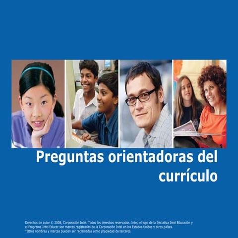 Presentacion orientadoras del curriculo crear preg efectivas