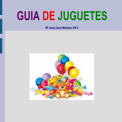 Presentacion para padres guia de juguetes