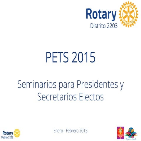 PETS Distrtio 2203 - Febrero 2015