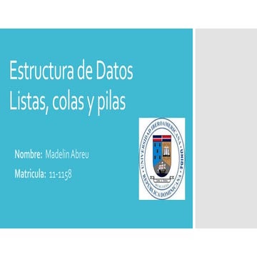 Presentacion pilas lista y colas  