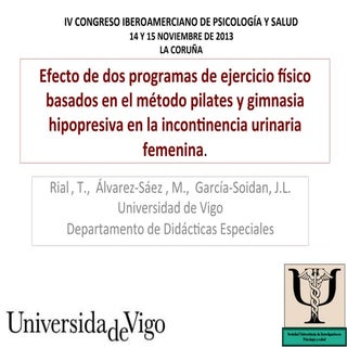 Efecto de dos programas de ejercici...