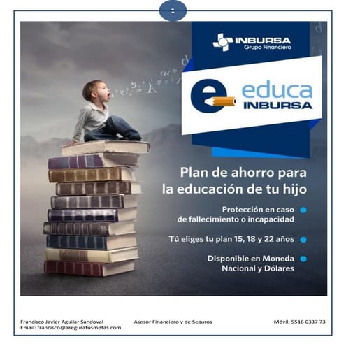 Presentacion Plan de Ahorro Educa de Inbursa