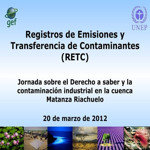 Programa de las naciones unidas en el medio ambiente(PNUMA) | PPTX
