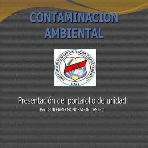 Presentacion portafolio unidad_contaminacion