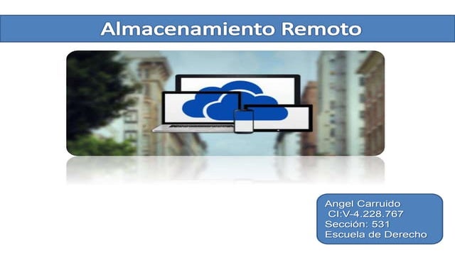Presentacion Almacenamiento Remoto