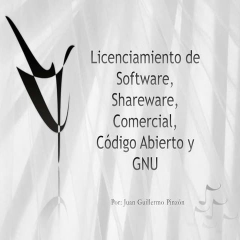 Licencias de software.