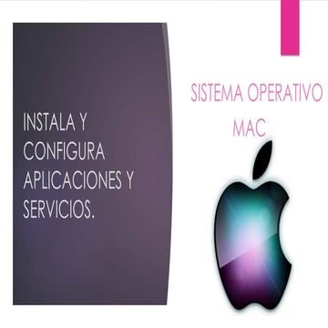Sistema Operativo MAC