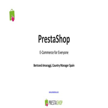Presentacion PrestaSHop eCOM Expo